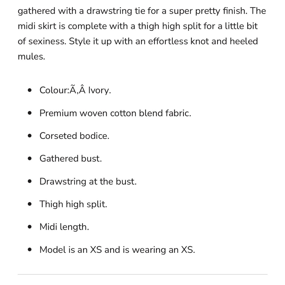 Elegant White Midi Dress with Slit - Picture 6 of 7